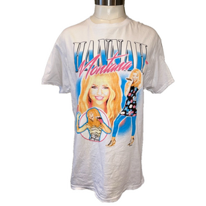 Women's Gildan Hannah Montana T-shirt, Size M, White